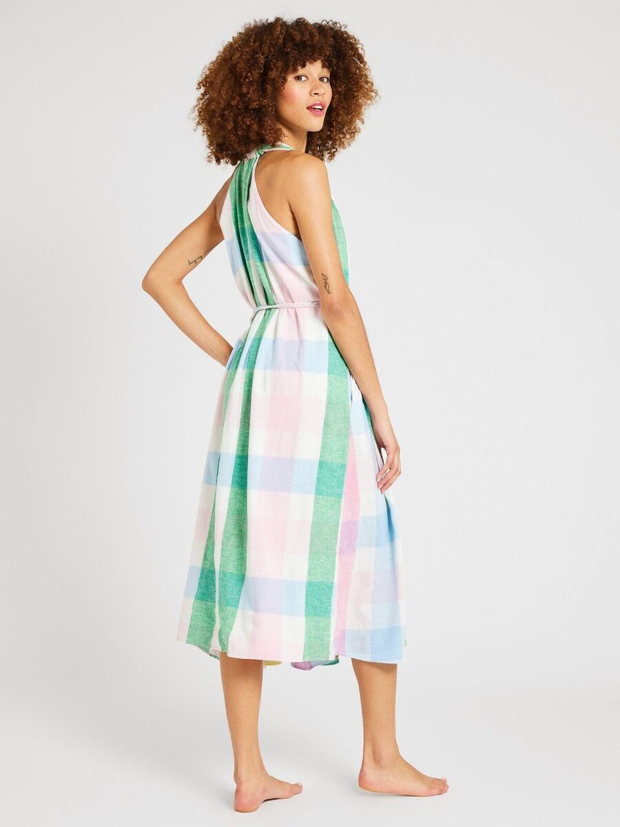 Mille Marilyn Dress - Pastel Plaid